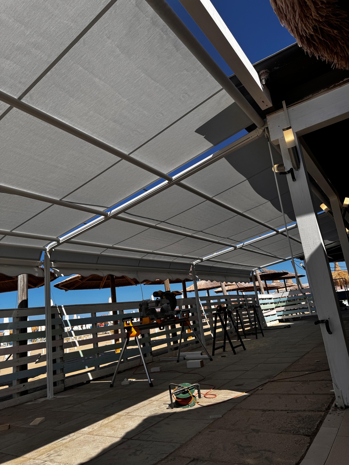 Copertura tenda per stabilimento balneare