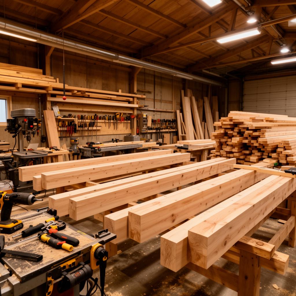 Capannone di lavorazione materiali e legno Style Tenda